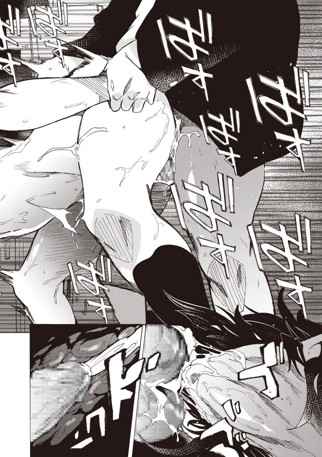 【エロ漫画】同人サークルのAV撮影で輪姦ものを撮影する女子…集団乱交セックスで何度も生ハメ中出しされて精液まみれで快楽堕ち！【傷希レイ：REC！DO-JIN】