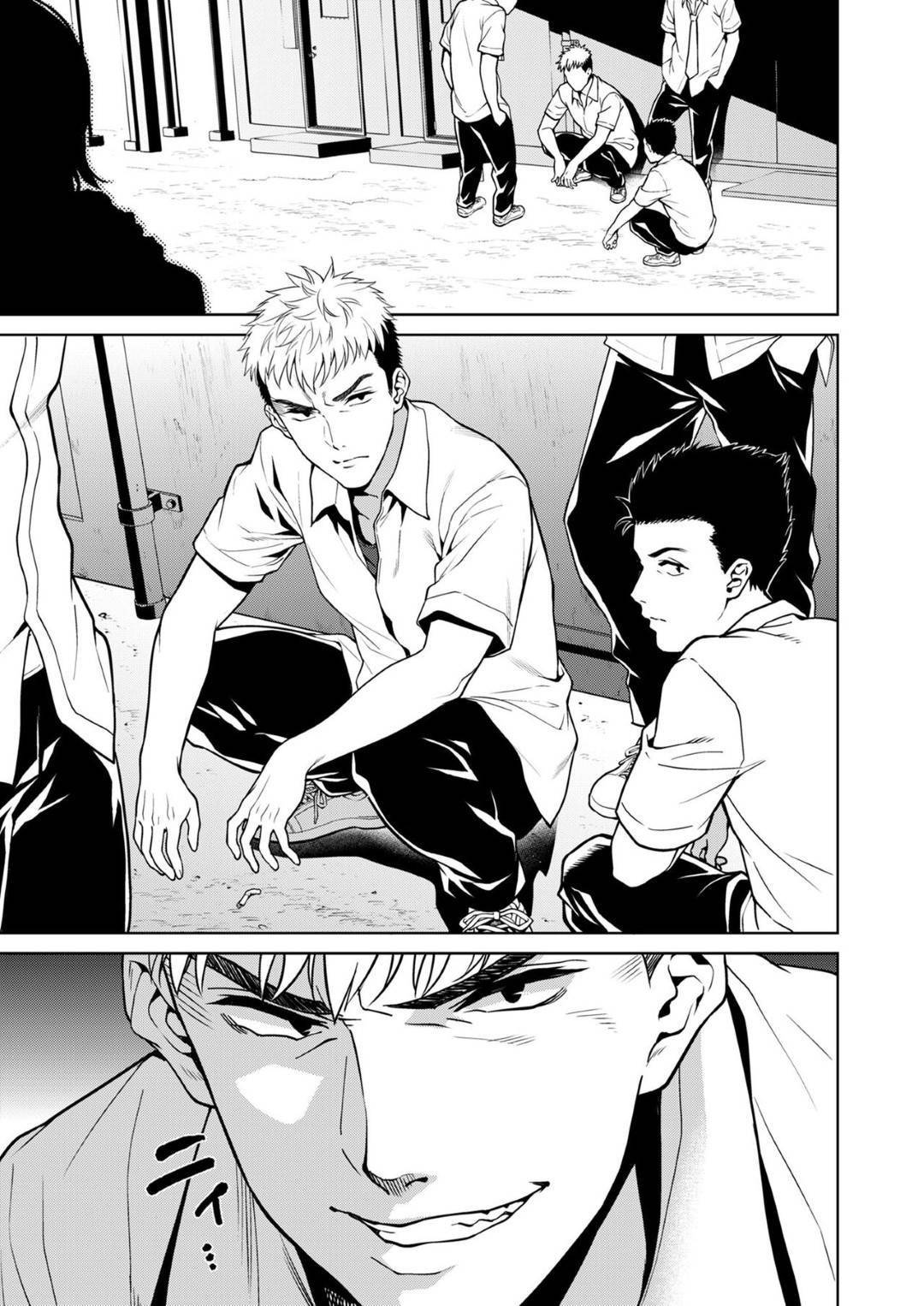【エロ漫画】大好きな彼氏にだまって不良男子たちに犯されるJK…輪姦乱交生ハメセックスで中出しされまくり寝取られ快楽堕ち！【2P-Color：赤い雫】