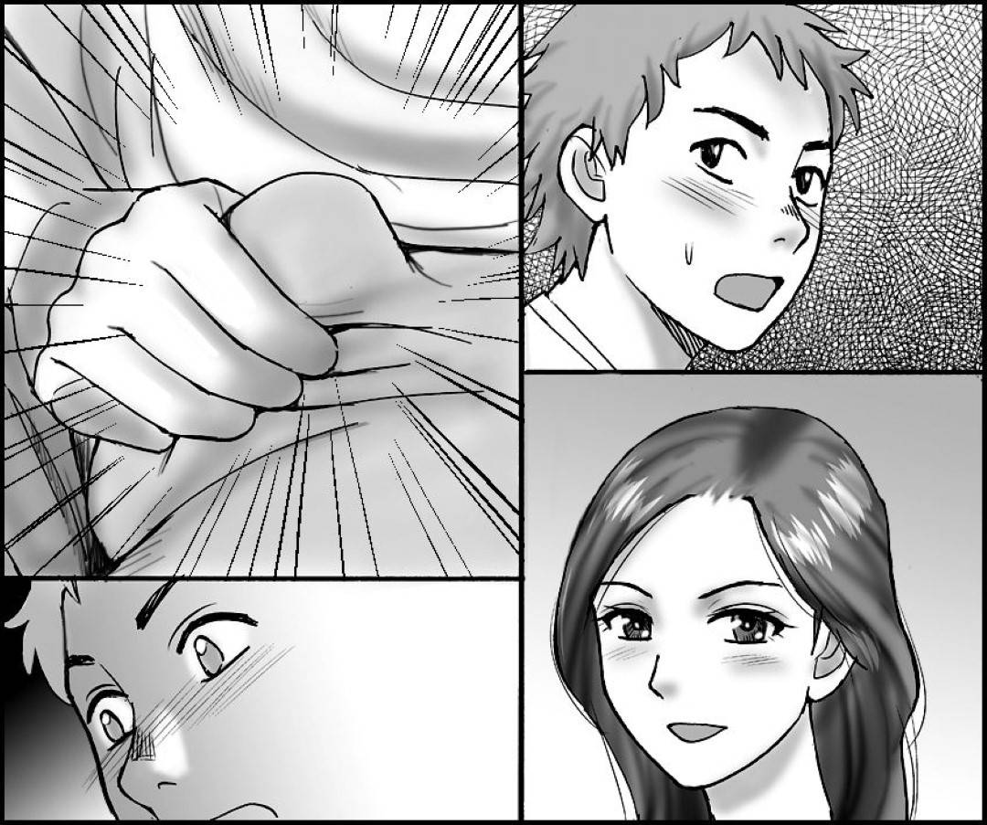 【エロ漫画】娘の彼氏を誘惑し逆レイプする熟女母…痴女娘も交えて３P生ハメセックスで精液を搾り取る【年上熟女の魅力：僕の彼女のお母さん・・最高にエロくて、エッチな事をいろいろ教えてくれる。】