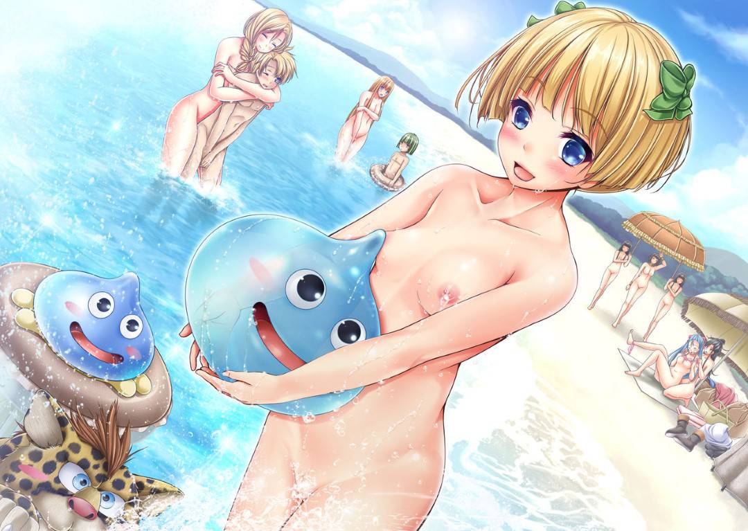 【エロ漫画】家族水入らず温泉に浸かり旦那と息子にえっちなことをしてしまう巨乳人妻とちっぱい娘…息子が乳首を舐め始め、横では娘が旦那のチンポを扱き、発情して近親相姦中出しセックスでイキまくる！【とけーうさぎ:天空の混浴物語】