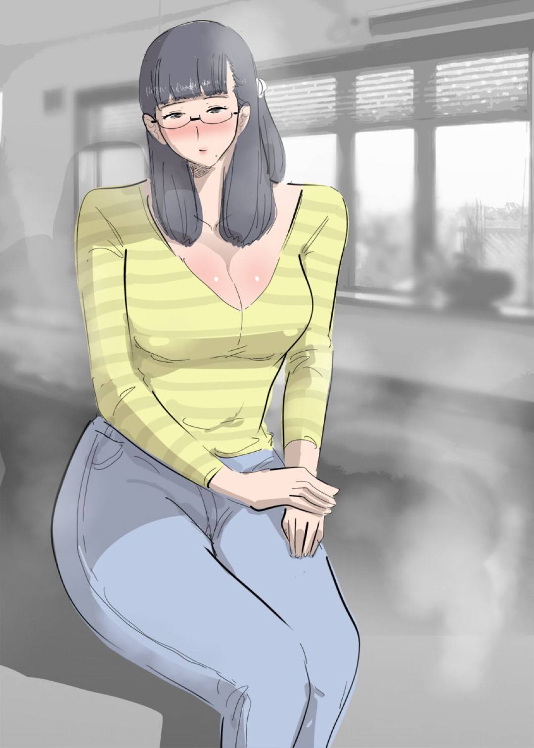 【エロ漫画】弟と身体の関係を持ってしまったエロい人妻の姉…フェラしたりトロ顔の中出しセックスで寝取られちゃう！【ピエトロ：人妻の姉とカラダの関係だなんて誰にも言えない。】