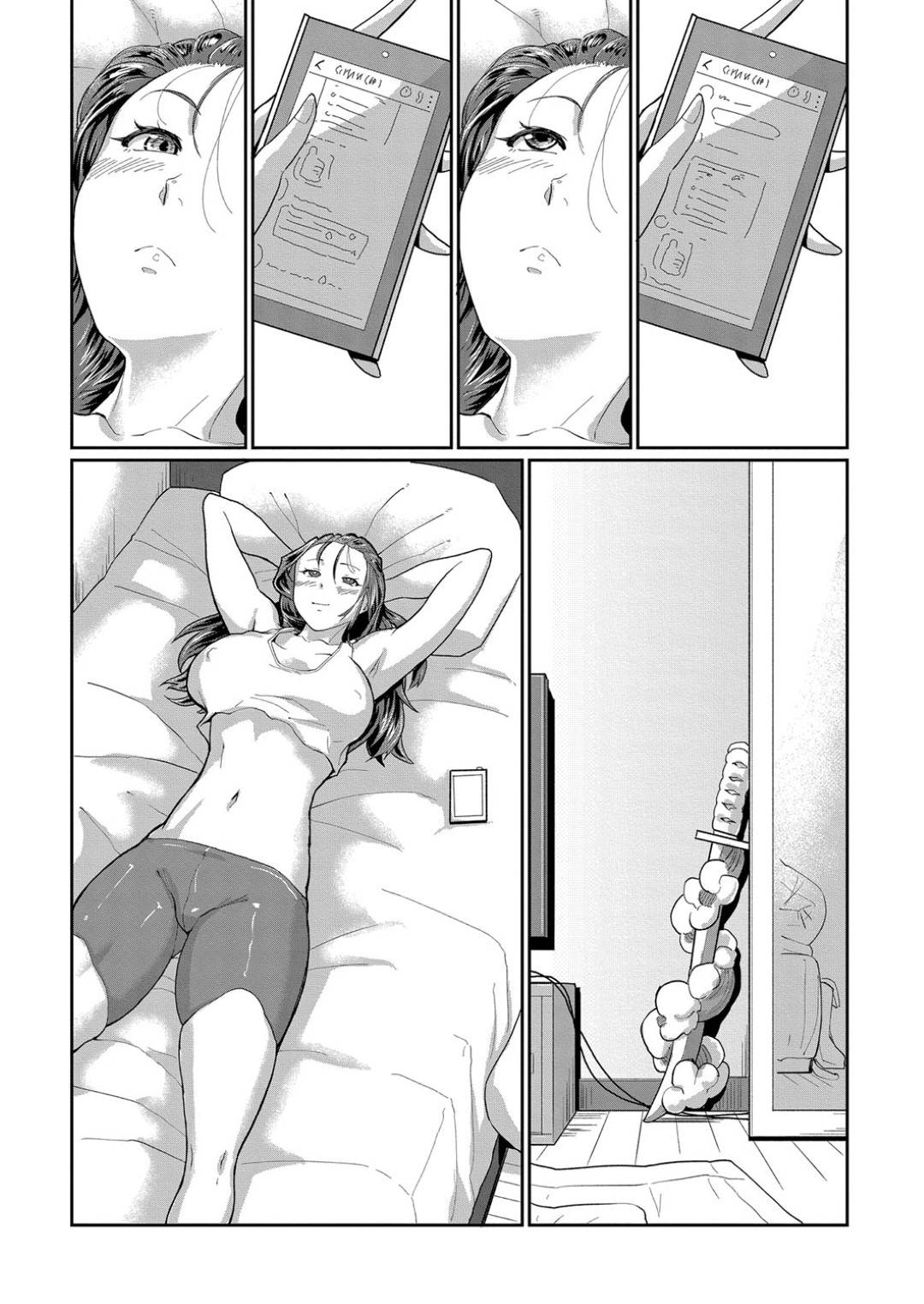 【エロ漫画】告白してきたショタを襲っちゃうエッチなお姉さん…逆レイプに手コキしたりトロ顔の中出しセックスで筆下ろししちゃう！【空蜂ミドロ：お姉さんはエッチな遊びにハマり中】