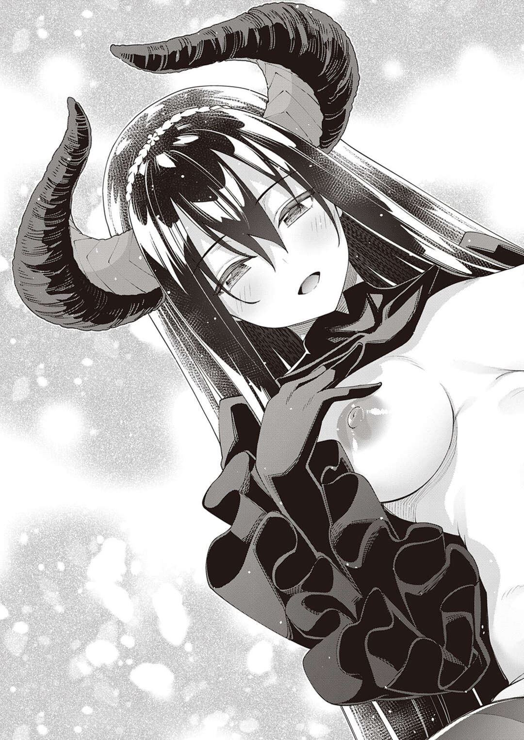 【エロ漫画】奉仕してくれる無垢でかわいい魔王の美少女…逆レイプに騎乗位の中出しセックスでトロ顔に快楽堕ちしちゃう！【あきのそら：異世界来たのでスケベスキルで全力謳歌しようと思う　5射目】